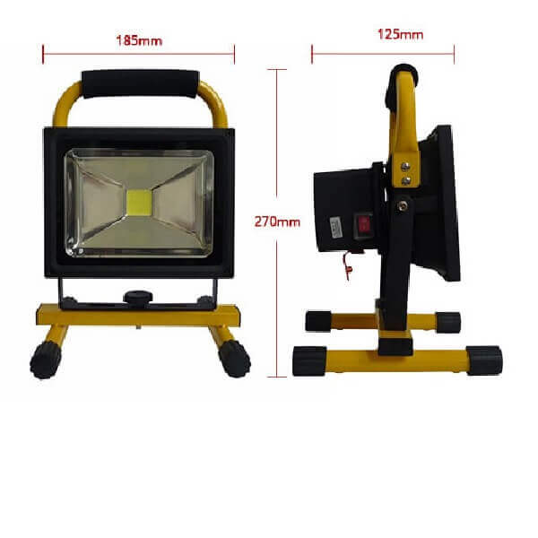 ST Rechargeable Flood LED Light (SG)-Fixture-DELIGHT OptoElectronics Pte. Ltd