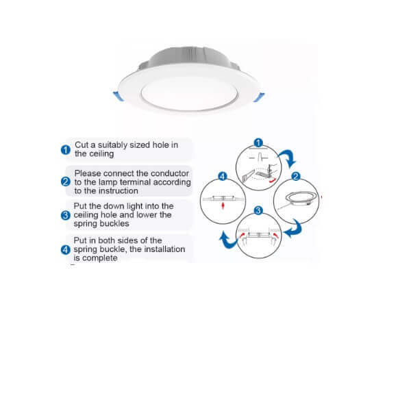 MEGAMAN MQTL119-Y-18W-R175 V2 Classic Downlight-Fixture-DELIGHT OptoElectronics Pte. Ltd