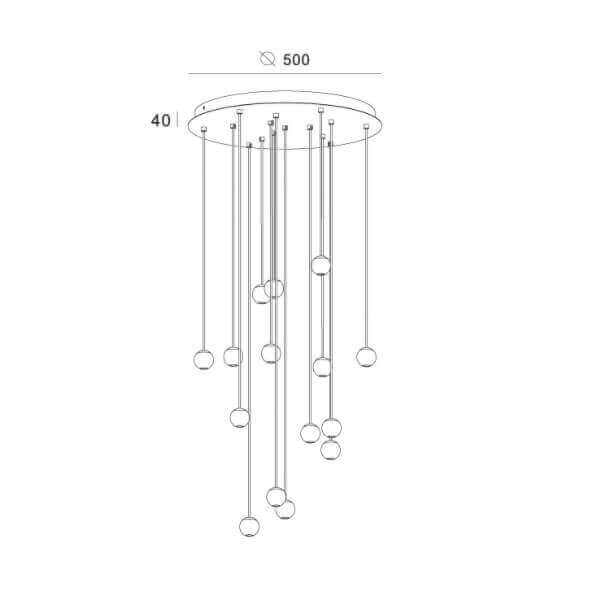 HAKKON (215404) LED PENDANT LIGHT-Home Decore-DELIGHT OptoElectronics Pte. Ltd