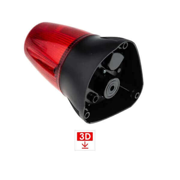 Moflash LEDA100 Buzzer Beacon, IP65 80dB Surface Mount, Wall Mount-Fixture-DELIGHT OptoElectronics Pte. Ltd