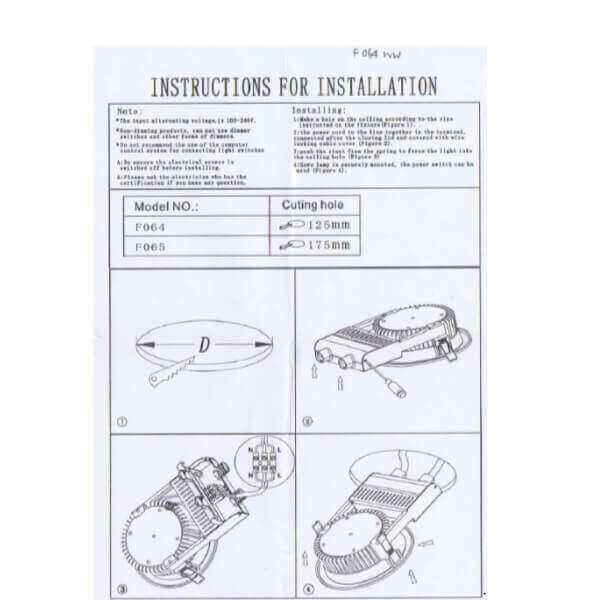 VISION+LITE (MTZ-F064-WW) LED DOWNLIGHT-Fixture-DELIGHT OptoElectronics Pte. Ltd