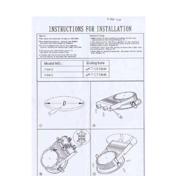 VISION+LITE (MTZ-F065-WW) LED DOWNLIGHT-Fixture-DELIGHT OptoElectronics Pte. Ltd