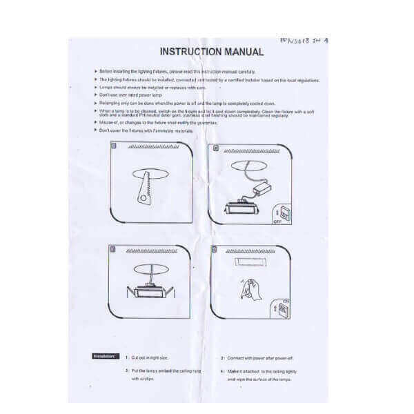 VISION+LITE (MTZ-FDNS018-3W-4K-MW) LED DOWNLIGHT-Fixture-DELIGHT OptoElectronics Pte. Ltd