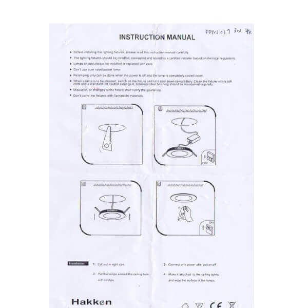 VISION+LITE (MTZ-FDNS019-3W-4K-MW) LED DOWNLIGHT-Fixture-DELIGHT OptoElectronics Pte. Ltd