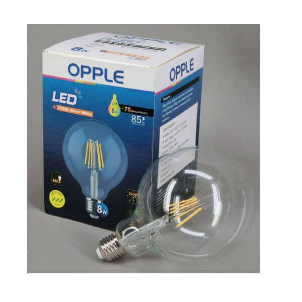 OPPLE (OPL-G125-E27-8W) LED LAMP-LED Bulb-DELIGHT OptoElectronics Pte. Ltd