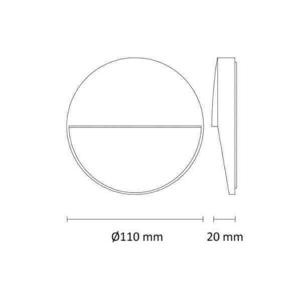 HAKKON (YYR-1051-01) LED WALL LIGHT-Home Decore-DELIGHT OptoElectronics Pte. Ltd