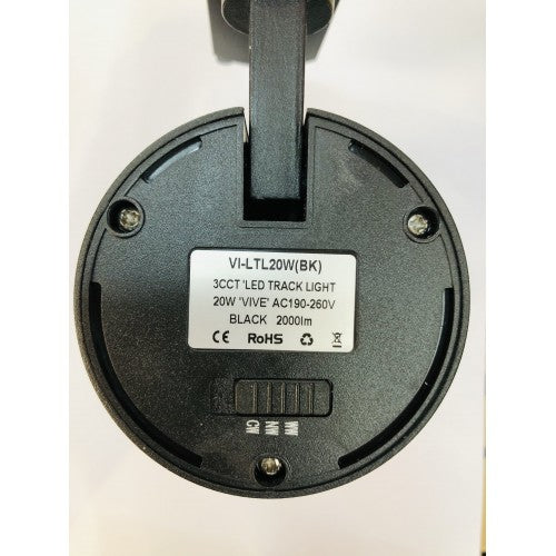 VIVE LTL20W AC190-260V 20W 3CCT Led Track Light Fitting-Fixture-DELIGHT OptoElectronics Pte. Ltd