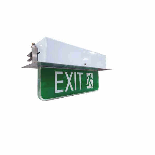 SOP 110-240VAC 50/60HZ 3HRS BATTERY PACK LED HL99 LED EXIT LIGHT-Fixture-DELIGHT OptoElectronics Pte. Ltd