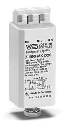 F1L5W1E5P5 Electrical Supplies Plastic/Push Terminal Vossloh Schwabe Z400M 35-400W Electronic Superimposed Ignitor