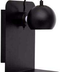 FRANDSEN Home Decore Frandsen BALL Wall lamp with built-in USB in matt black