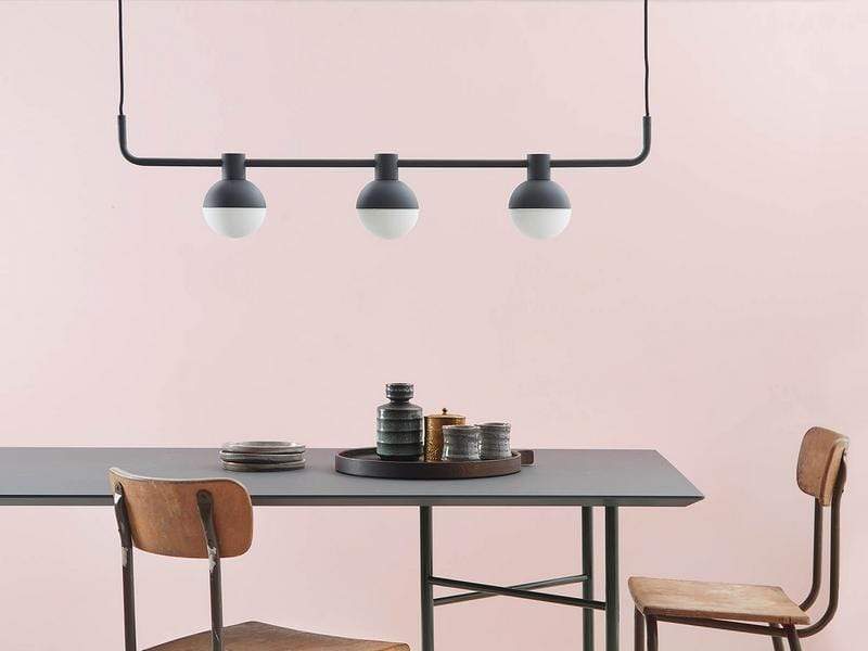 FRANDSEN Home Decore FRANDSEN FABIAN HORIZONTAL MATT BLACK PENDANT LIGHT