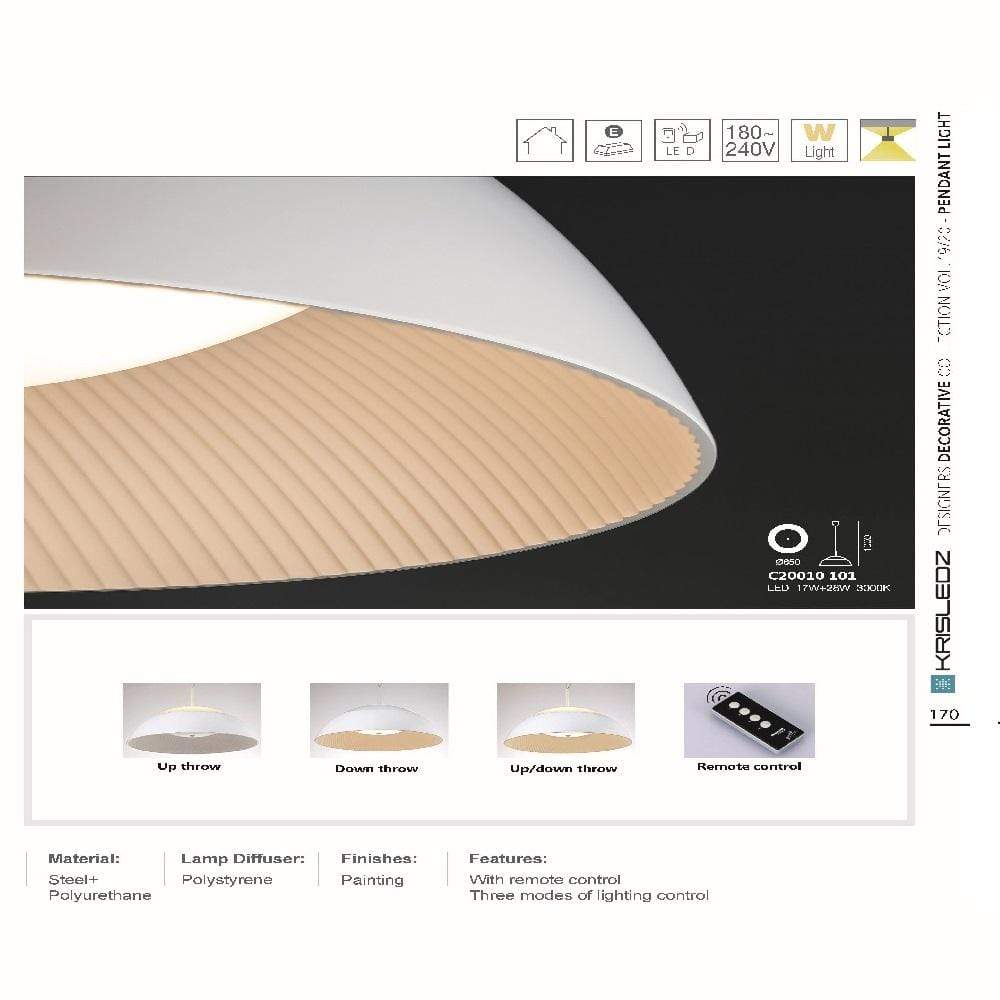 K1 Home Decore KRISLEDZ C020012/10 Pendant Light