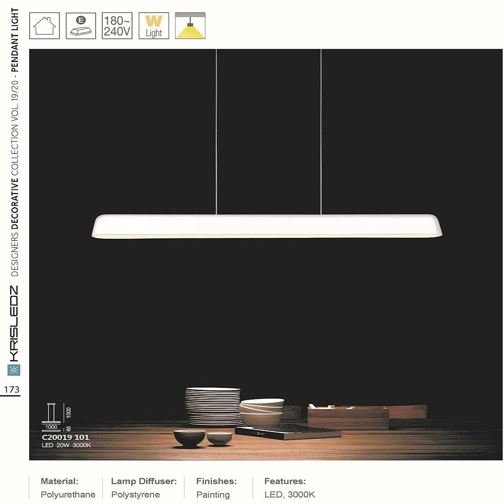 K1 Home Decore Krisledz C020019 Linear Pendant Light