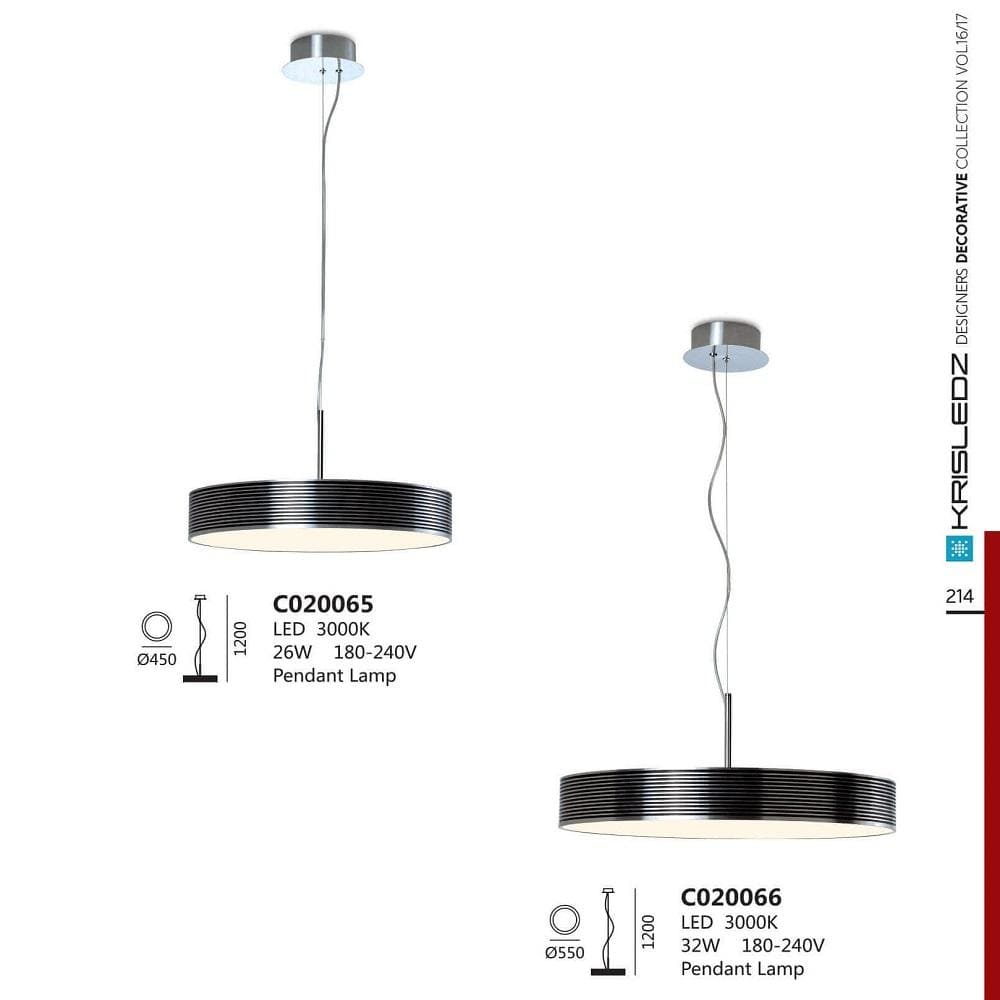 K1 Home Decore KRISLEDZ C020065 Pendant Light