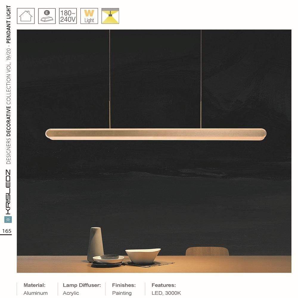 K1 Home Decore KRISLEDZ C020114 001 Linear Pendant Light
