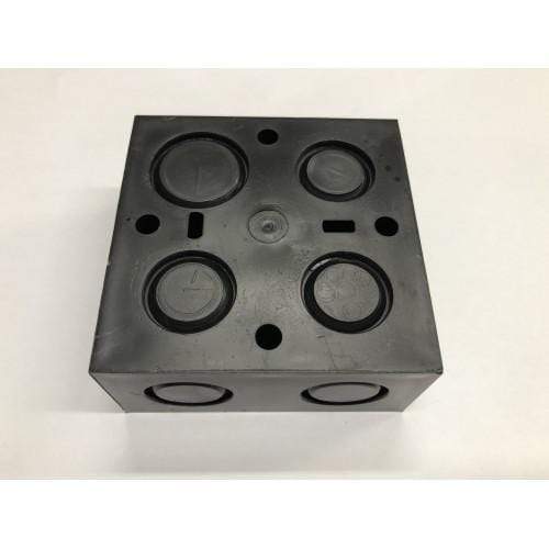 K6 Electrical Supplies CHW 2757 1G PVC KO BOX BLACK