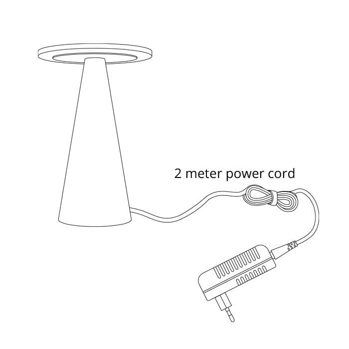 L7 Home Decore URBANA LED Decorative Table Lamp – (MSV-T966B-Sandy White) |Delight.com.sg