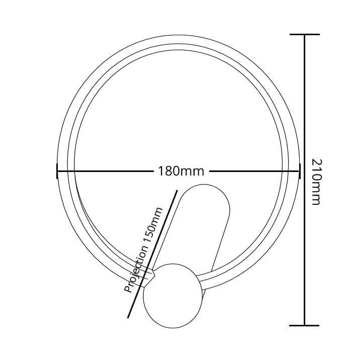 L7 Home Decore URBANA LED WALL LIGHT – (MSV-W1298-1-CHROME) | Delight.com.sg