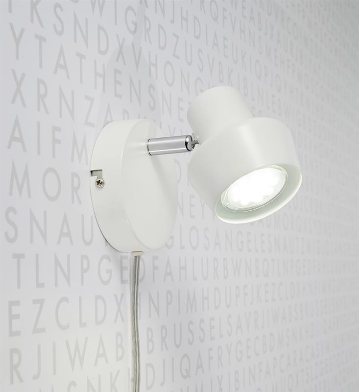 Markslöjd Home Decore Markslojd URN Wall Lamp 1L White/Brass