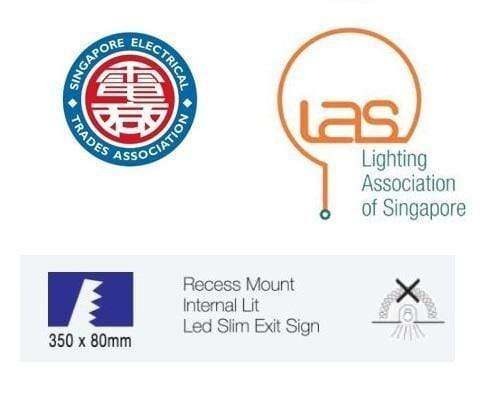 Maxspid EXIT/Emergency Maxspid 1W LED box Emergency Exit Light Boxster BLS(Surface Type)