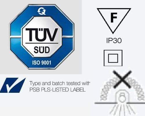 Maxspid EXIT/Emergency Maxspid Led 1.5W Emergency Exit Light SLIMLINE Surface Mounted