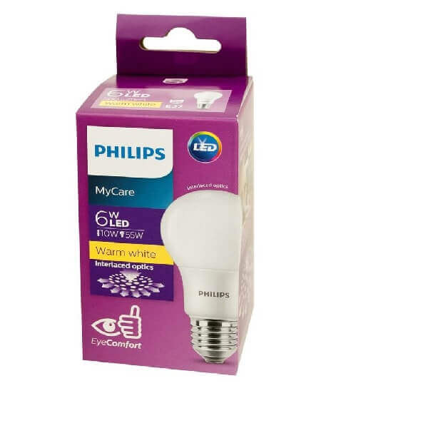 Philips A60 827/E27 3000K 230V PHILIPS LED Bulb - DELIGHT OptoElectronics Pte. Ltd