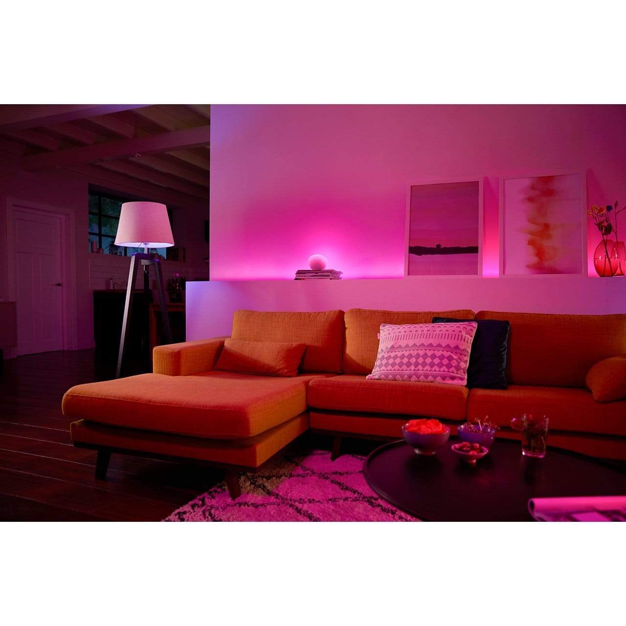 PHILIPS Hue White and Color Ambiance A60 E27 Modern Design LED Bulb - DELIGHT OptoElectronics Pte. Ltd