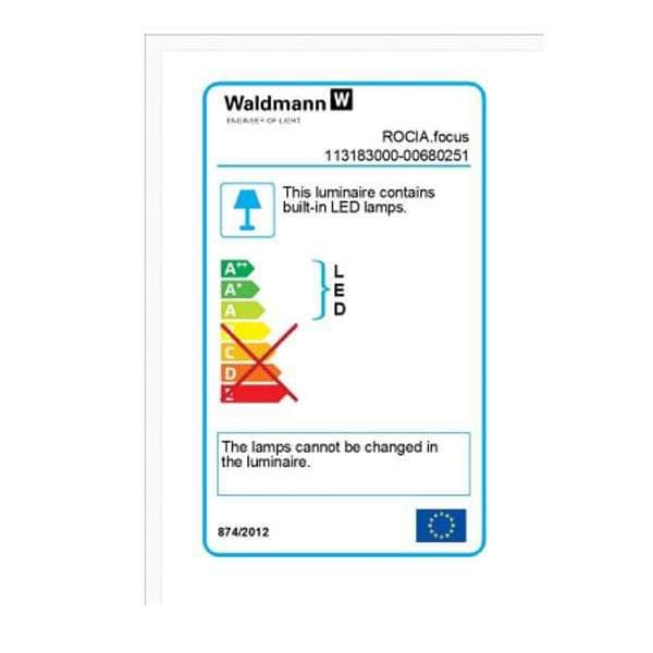 R1 Fixture Waldmann 9.5W Flexible Tube Luminaire Rocia Focus Task Light