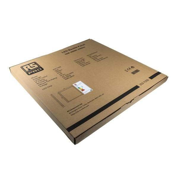 RS Pro LED Panel Ceiling Light IP20, IK02 Delight x2Pcs - DELIGHT OptoElectronics Pte. Ltd