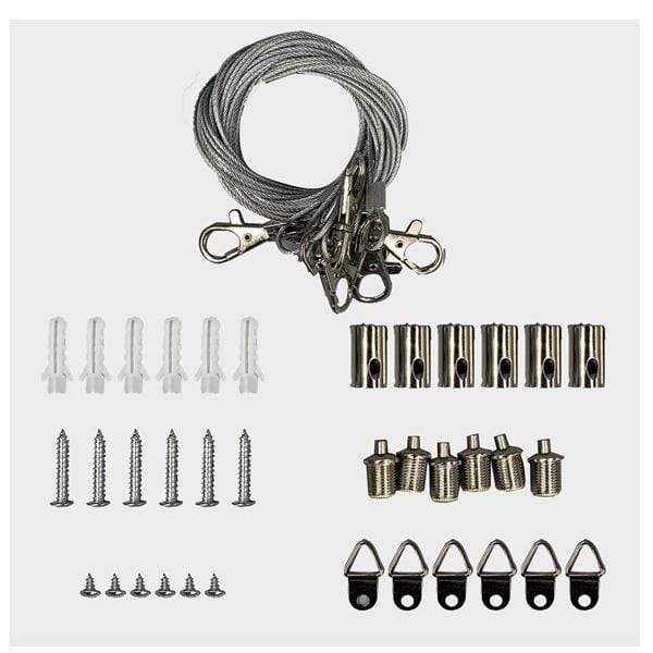 RS PRO Panel Mount Type Suspension Kit For LED panel Light x4sets - DELIGHT OptoElectronics Pte. Ltd
