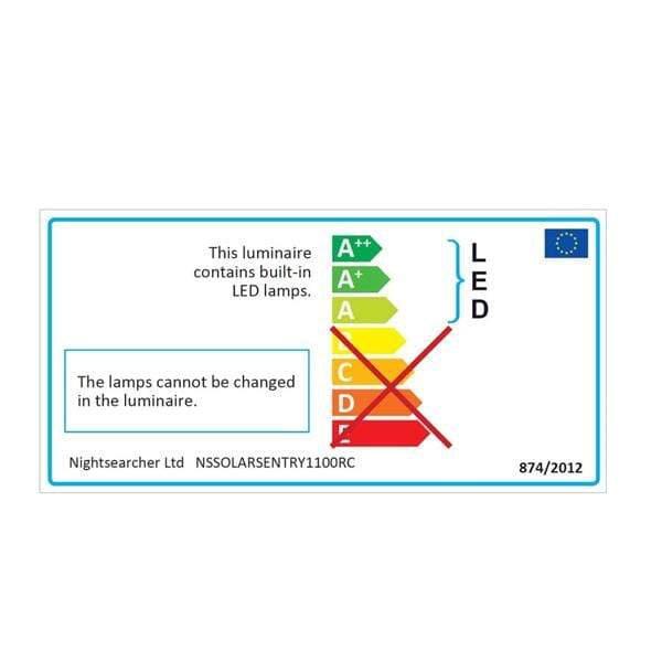 RS PRO, Solar Powered Floodlight, 10 W, 1100 lm, IP65 Day and Night Auto Sensor, Motion Sensor, 3.7 V - DELIGHT OptoElectronics Pte. Ltd