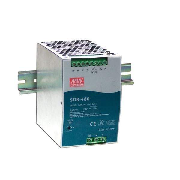 S7 Ballast /Drivers 480W / 24V MEANWELL SDR Series Rail Mount Power Supply