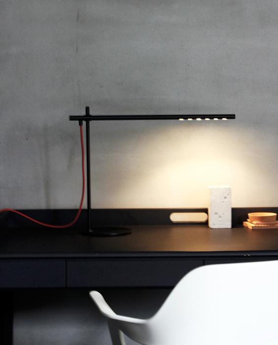 SEED DESIGN TICKTOCK Matt Black Table Lamp - DELIGHT OptoElectronics Pte. Ltd