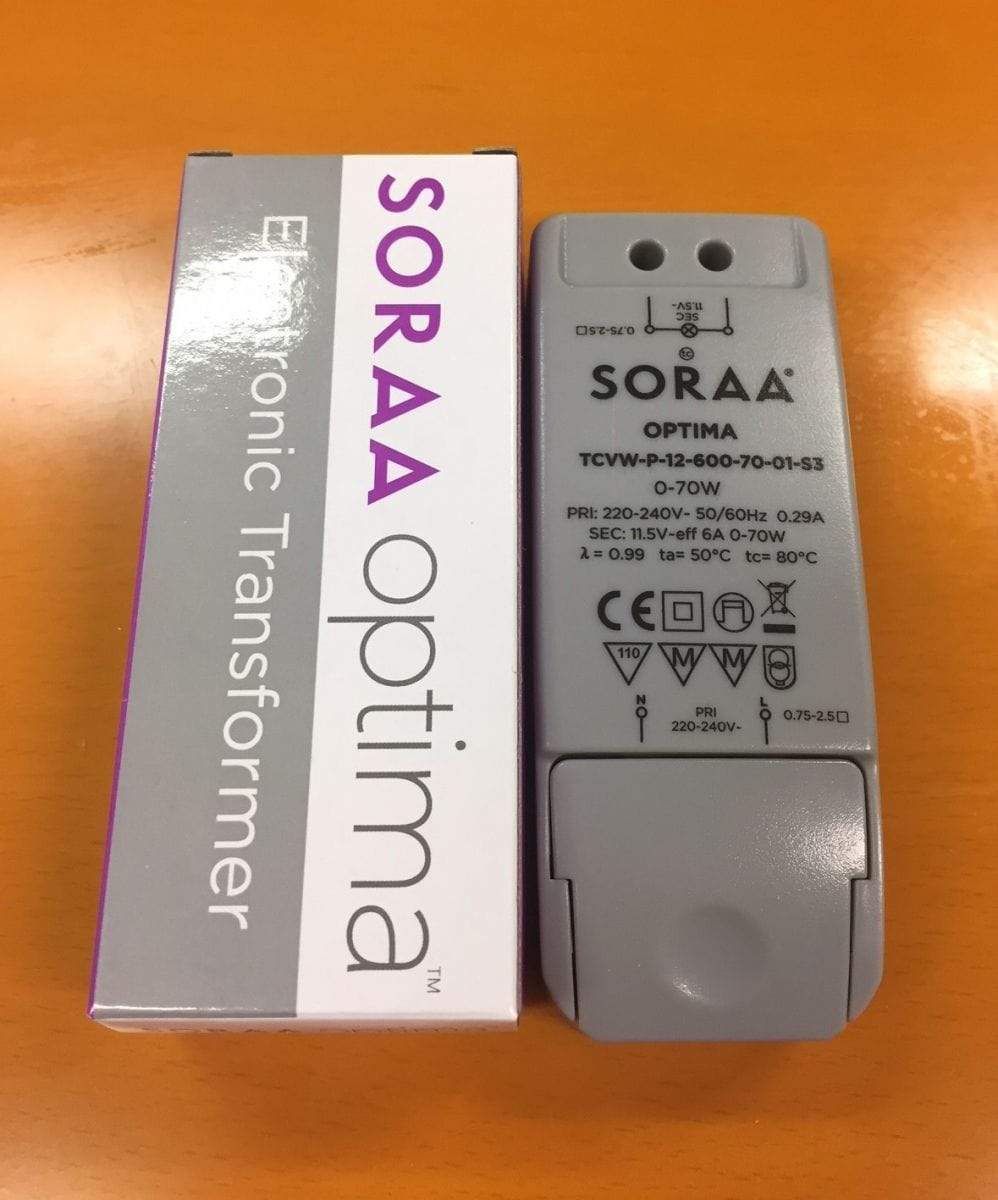 SORAA Ballast /Drivers SORAA OPTIMA TCVW 12V Electronic Transformer