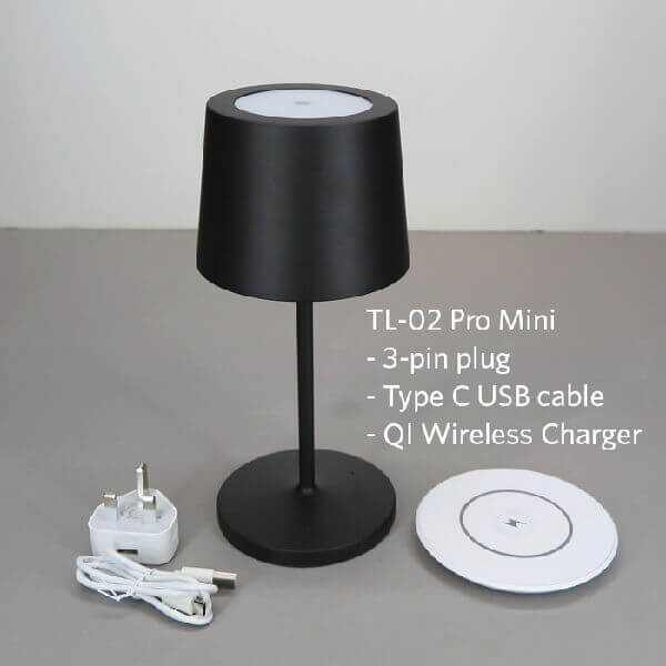 URBANA Outdoor Black color LED Table Lamp-Home Decore-DELIGHT OptoElectronics Pte. Ltd