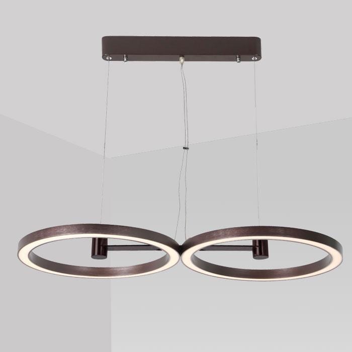 URBANA Home Decore URBANA LED Decorative Pendant Light (MSV-D1551-2S-COFFEE) | Delight.com.sg