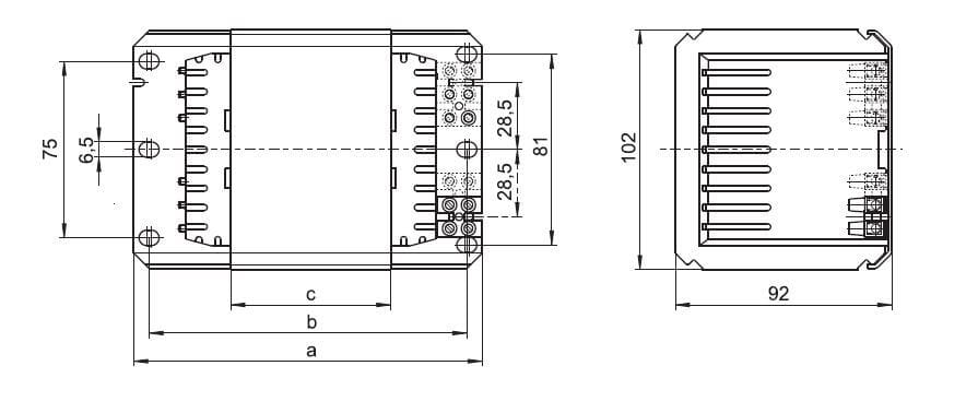 W1L5 Ballast /Drivers Vossloh Schwabe NaHJ 250.727 Ballasts for HS and HI Lamps