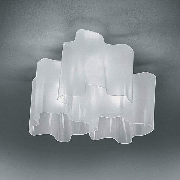 Y1 Home Decore [USA] Artemide Gerhard Reichert, Michele De Lucchi Logico Triple Nested Semi-Flushmount Light
