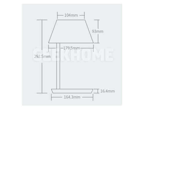 Y1 Home Decore Yeelight Staria LED Bedside Lamp Pro (With 10W Wireless Charging ) Google Assistant, Alexa and HomeKit Supported