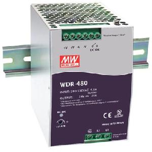 WDR-Single Output Industrial DIN Rail PSU