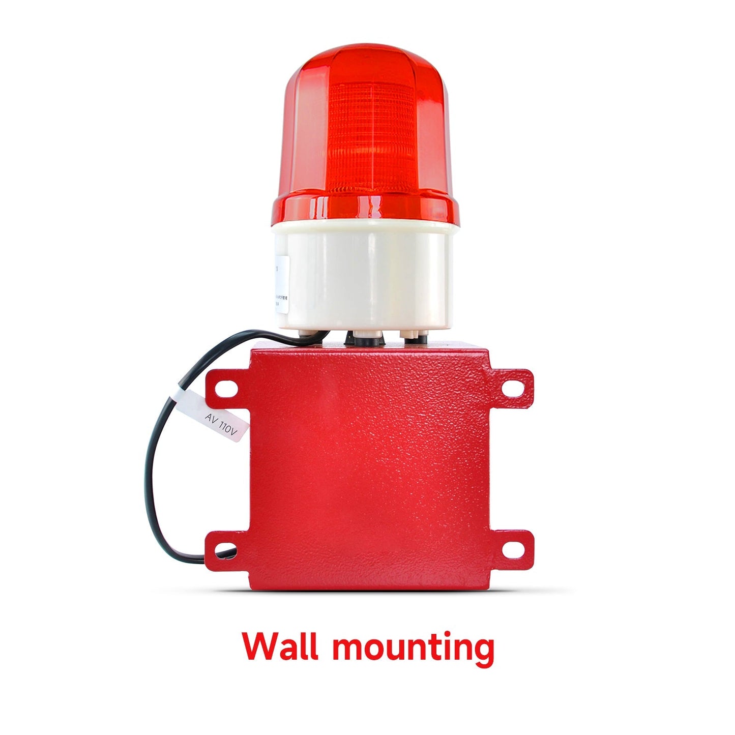 YASONGIndustrial Alarm Siren, LED Strobe Warning Light 110dB Bell Power 23W DC12V  SLA-BJ02