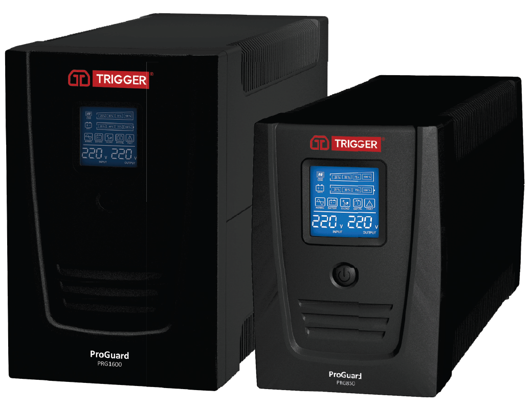 TRIGGER, Pro Guard Series, PRG1100 100VA/600W, 1-phase UPS