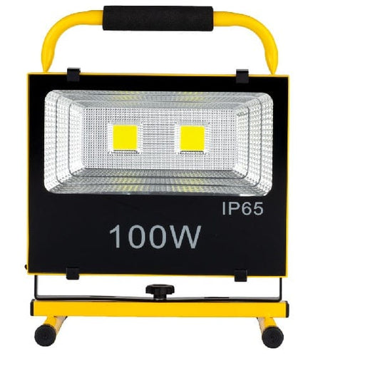 ST Flood LED Light 100W (SG) Rechargeable-Fixture-DELIGHT OptoElectronics Pte. Ltd