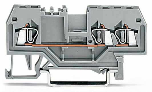WAGO 279-681 279 Series Feed Through Terminal Block Grey, 1.5 mm², 1-Level, Cage Clamp x35pcs