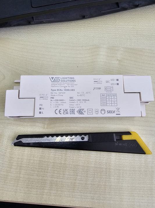 VS for your consideration. ECXe1050.585 350/500/700/1050mA selectable. 34w 2-32v