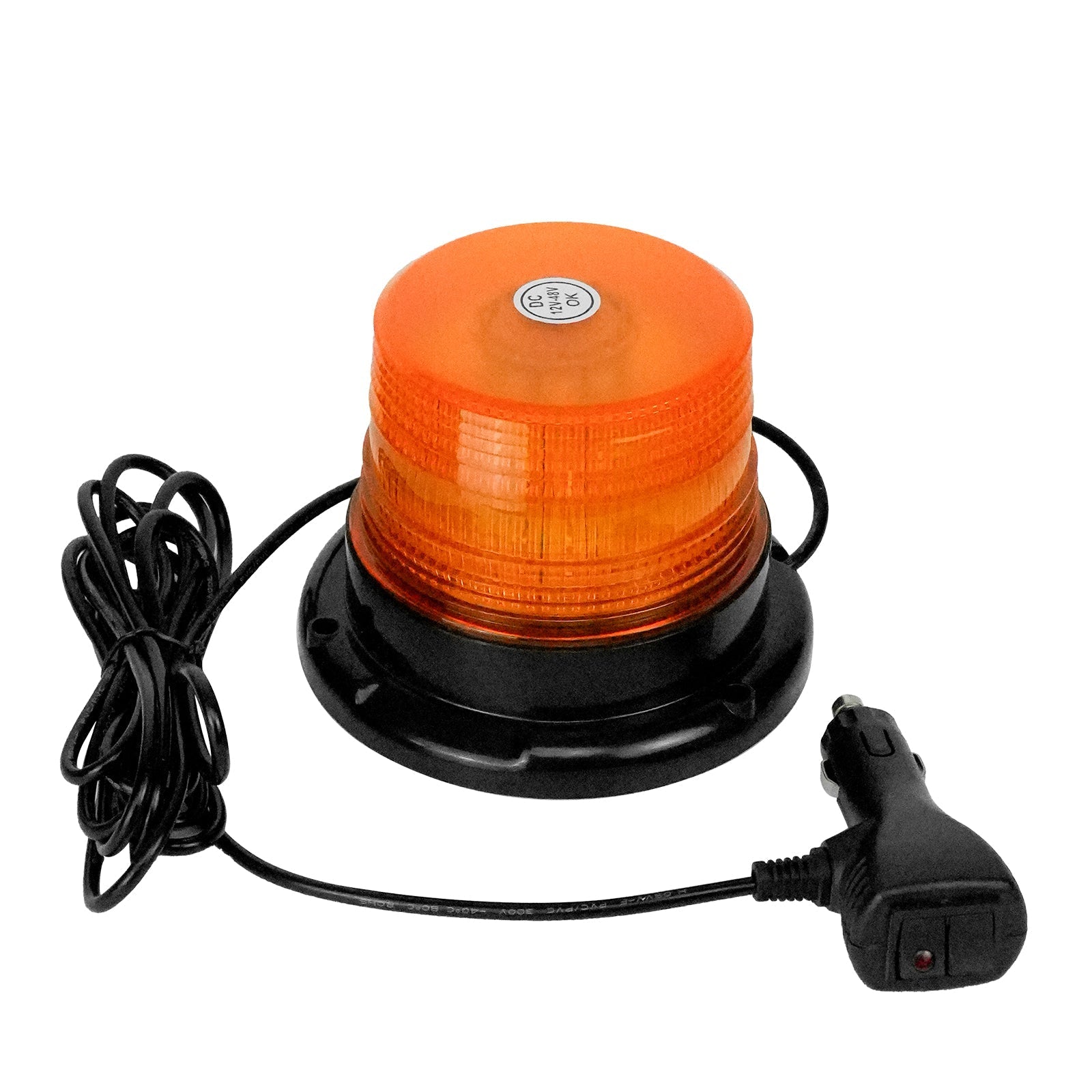 Yasong Amber 40 Led Beacon Strobe Light 12-24v Magnetic Flashing Light 