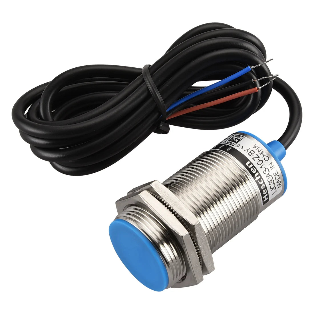 Baomain Capacitance Proximity Sensor Switch DC 10-30V 200mA Detector 10mm PNP NC 3-wire