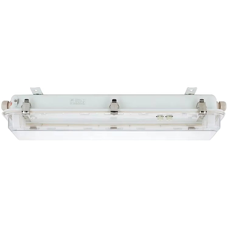HAIXING LED 2ft Watertight Ceiling Light Fixture 2*10W 6500K LED Tube 100-240V 50/60HZ IP56