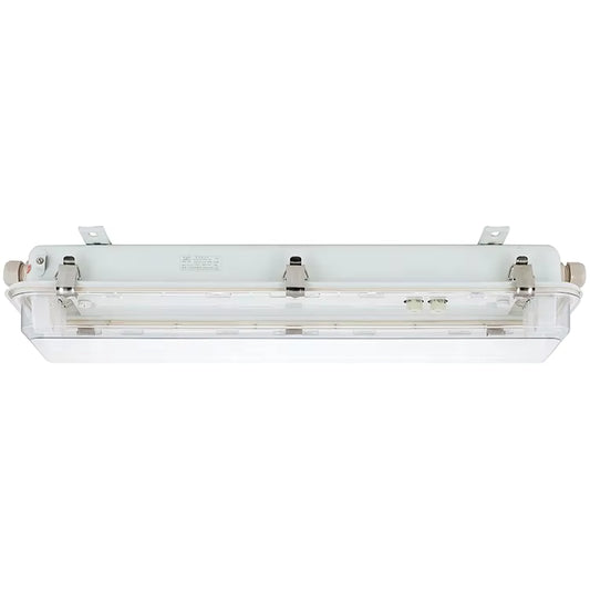 HAIXING LED 2ft Watertight Ceiling Light Fixture 2*10W 6500K LED Tube 100-240V 50/60HZ IP56
