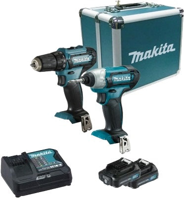 Makita 12V 2X2.0Ah LI-ION Combo Kit, CLX224SAX1(DF333DZ+TD110DZ) CLX224SAX1 – view 2